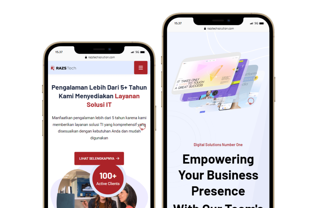 Custom Website Mockups